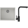 Set StrongSinks S3 (drez Hron 530 Biela + batéria Ipoly Čierna matná)