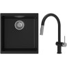 Set StrongSinks S3 (drez Hron 430 Čierna + batéria Neris Čierna matná, nerezová koncovka)