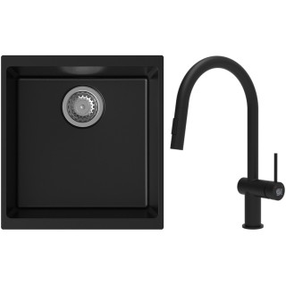 Set StrongSinks S3 (drez Hron 430 Čierna + batéria Neris Čierna matná)