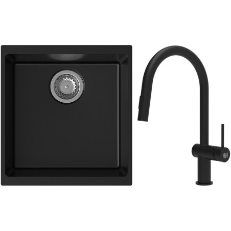 Set StrongSinks S3 (drez Hron 430 Čierna + batéria Neris Čierna matná)