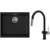 Set StrongSinks S3 (drez Hron 530 Čierna + batéria Neris Čierna matná, nerezová koncovka)