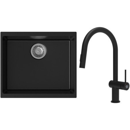 Set StrongSinks S3 (drez Hron 530 Čierna + batéria Neris Čierna matná)