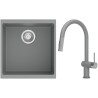 Set StrongSinks S3 (drez Hron 430 Sivá + batéria Neris Sivá, nerezová koncovka)