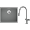 Set StrongSinks S3 (drez Hron 530 Sivá + batéria Neris Sivá, nerezová koncovka)