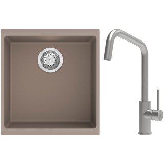 Set StrongSinks S3 (drez Hron 430 Béžová + batéria Arda Nerez)