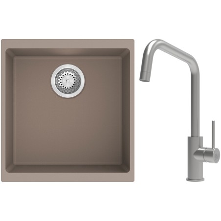 Set StrongSinks S3 (drez Hron 430 Béžová + batéria Arda Nerez)