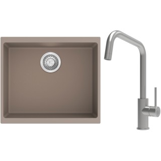 Set StrongSinks S3 (drez Hron 530 Béžová + batéria Arda Nerez)