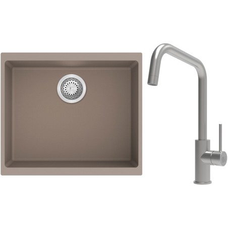 Set StrongSinks S3 (drez Hron 530 Béžová + batéria Arda Nerez)
