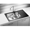 Kuchyňský dřez Alveus Glassix 20 černá/satin Kuchyňský dřez Alveus Glassix 20 černá/satin
