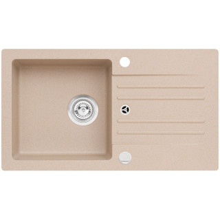 Kuchyňský dřez Alveus Cortina 140 Beige 55, s excentrem