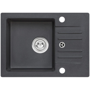 Kuchyňský dřez Alveus Cortina 40 Black 91, bez excentru