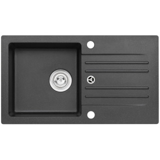 Kuchyňský dřez Alveus Cortina 140 Black 91, bez excentru