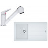 Set Franke G132 (dřez BFG 611-86 + baterie FC 9547.094) Bílá-led
