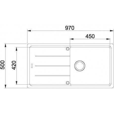 Kuchyňský dřez Franke Basis BFG 611 Kašmír