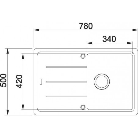 Kuchyňský dřez Franke Basis BFG 611-78 Kašmír