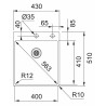 Kuchyňský dřez Franke Box BXX 210/610-40 TL