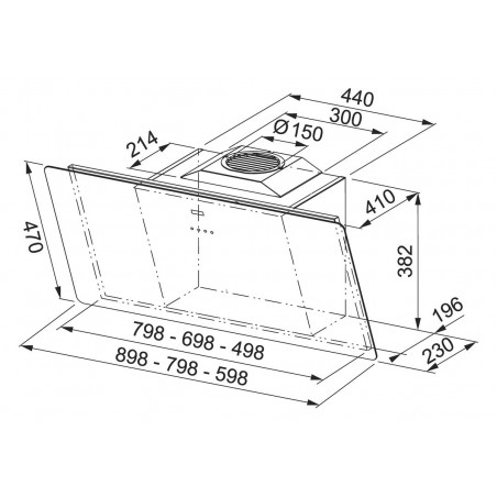 Odsavač par Franke Smart FSMA 905 WH Bílá