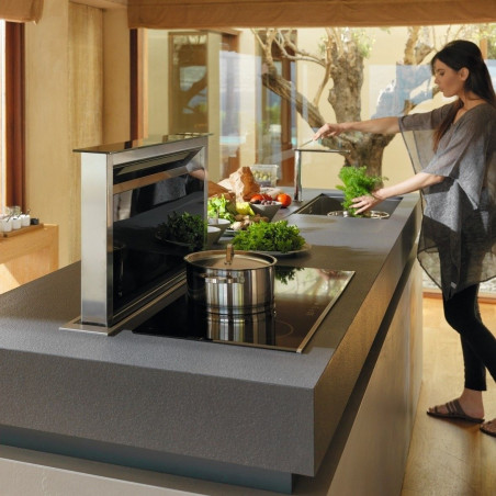Odsavač par Franke Downdraft FDW 908 IB XS Černá/nerez Odsavač par Franke Downdraft FDW 908 IB XS Černá/nerez
