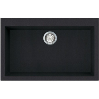 Kuchyňský dřez Elleci Quadra 130 Full Black G40