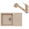 Set Alveus (dřez Rock 130 Beige 55 + baterie AM 20 Beige 55 + dárek) Set Alveus (dřez Rock 130 Beige 55 + baterie AM 20 Beige 55 + dárek)