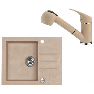 Set Alveus (dřez Rock 30 Beige 55 + baterie AM 20 Beige 55)