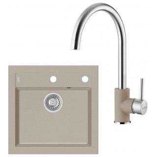 Set Alveus (dřez Formic 20 Pebble 02 + baterie Elza Pebble 02)