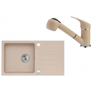 Set Alveus (dřez Galapagos 30 Beige 55 + baterie AM 20 Beige 55)