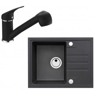 Set Alveus (dřez Intermezzo 30 Black 91 + baterie AM 20 Black 91)