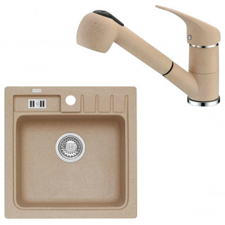 Set Alveus (dřez Niagara 20 Beige 55 + baterie AM 20 Beige 55)