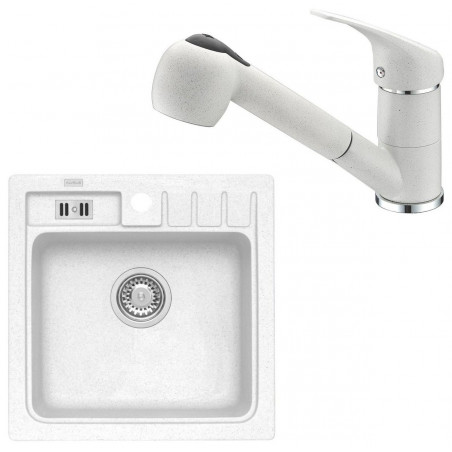 Set Alveus (dřez Niagara 20 White 11 + baterie AM 20 White 11 + dárek) Set Alveus (dřez Niagara 20 White 11 + baterie AM 20 White 11 + dárek)
