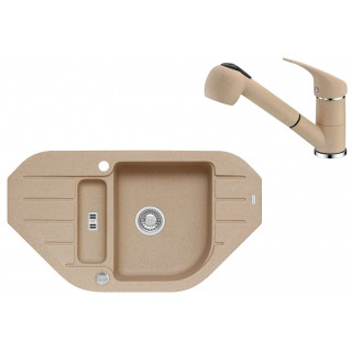 Set Alveus (dřez Niagara 60 Beige 55 + baterie AM 20 Beige 55)