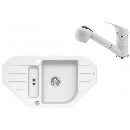 Set Alveus (dřez Niagara 60 White 11 + baterie AM 20 White 11 + dárek) Set Alveus (dřez Niagara 60 White 11 + baterie AM 20 White 11 + dárek)