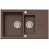 Kuchyňský dřez Alveus Rock 70 Chocolate 03