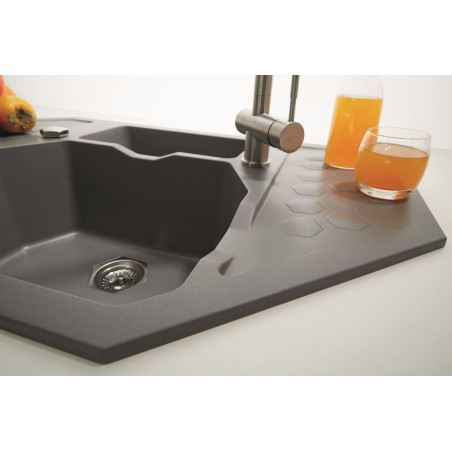 Kuchyňský dřez Alveus Sensual 60 Steel 04