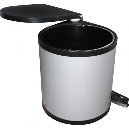 Odpadkový koš Wesco kruhový, stříbrný 11 l Odpadkový koš Wesco kruhový, stříbrný 11 l