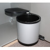 Odpadkový koš Wesco kruhový, stříbrný 13 l Odpadkový koš Wesco kruhový, stříbrný 13 l