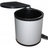 Odpadkový koš Wesco kruhový, stříbrný 15 l Odpadkový koš Wesco kruhový, stříbrný 15 l