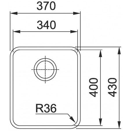 Kuchyňský dřez Franke Anton ANX 110-34