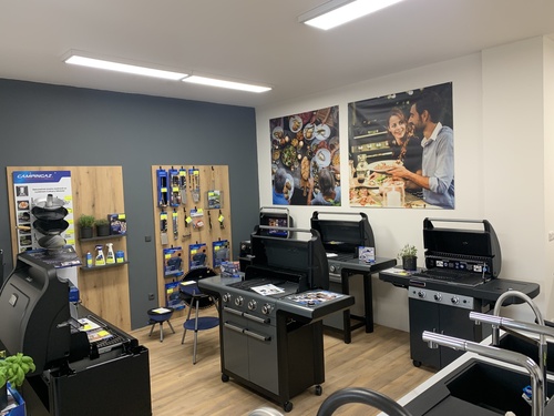 Showroom drezov, batérií a grilov Trendo v Pardubiciach